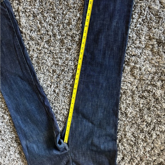 Lilly Pulitzer Jeans Womens Blue Denim Palm Beach Fit  Dark Wash Size 14 - Picture 6 of 8